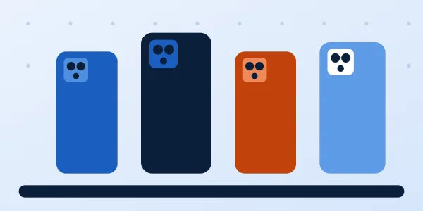 Colourful phone cases