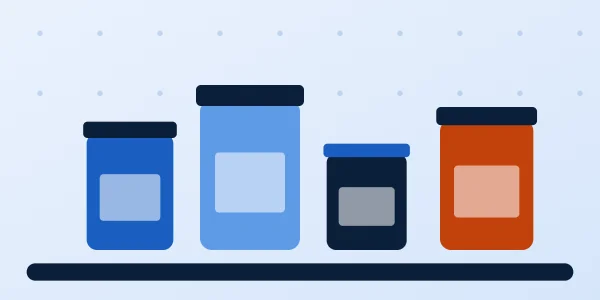Kitchen storage jars