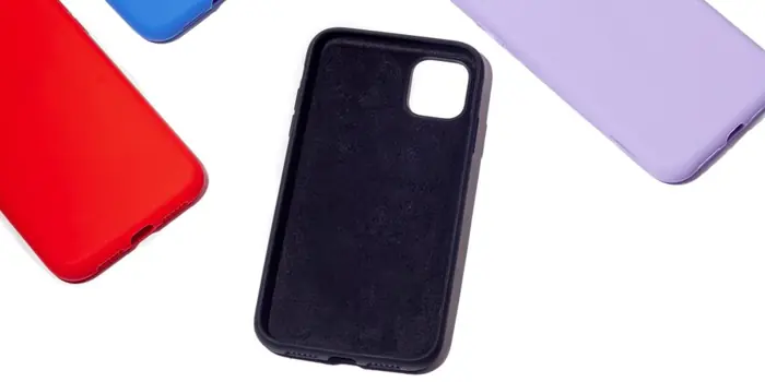 Colourful silicone phone cases