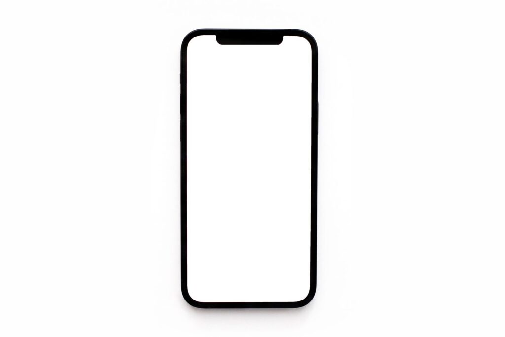 Smartphone with blank screen for the best 5G phones under 15000 guide